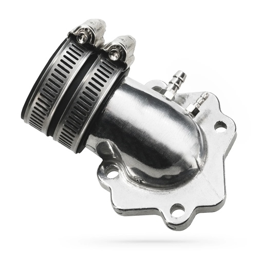 [VCR-RD13.166/34] Tobera de admisión VOCA Racing Modular, d.34mm, interior pulido, Keihin PWK28mm, Minarelli horizontal