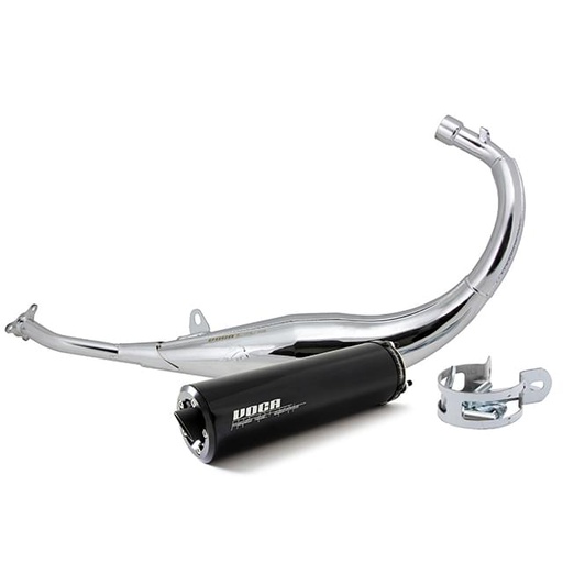 [VCR-RD15192/BKBK] Escape Derbi Senda Chromed 50/70cc VOCA (CE) silenciador Negro