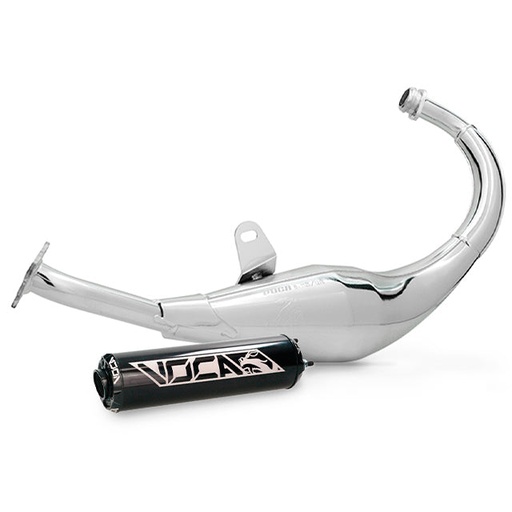 [VCR-RD15192/BKBK] Escape Derbi Senda Chromed 50/70cc VOCA (CE) silenciador Negro