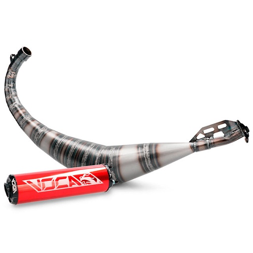 [VCR-RD25188/REBK] Escape Minarelli AM6 Rookie 50/70cc VOCA (CE) silenciador rojo