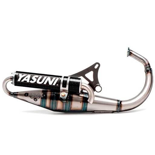 [TUB306C] Escape Minarelli vertical silenciador carbono homologado CE Yasuni Scooter Z Black-Edition