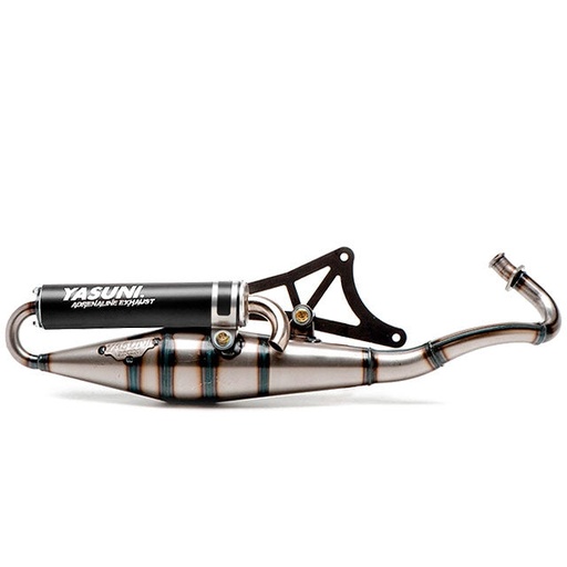 [TUB418B] Escape Piaggio silenciador aluminio negro homologado CE Yasuni Scooter Z