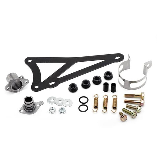 [TUB906C] Escape Minarelli horizontal silenciador carbono Yasuni Scooter Carrera 16 Black-Edition