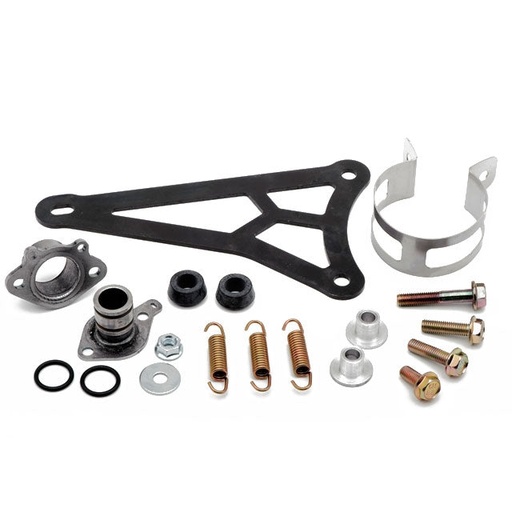 [TUB910C] Escape Minarelli horizontal silenciador carbono Yasuni Scooter Carrera 21 Black-Edition