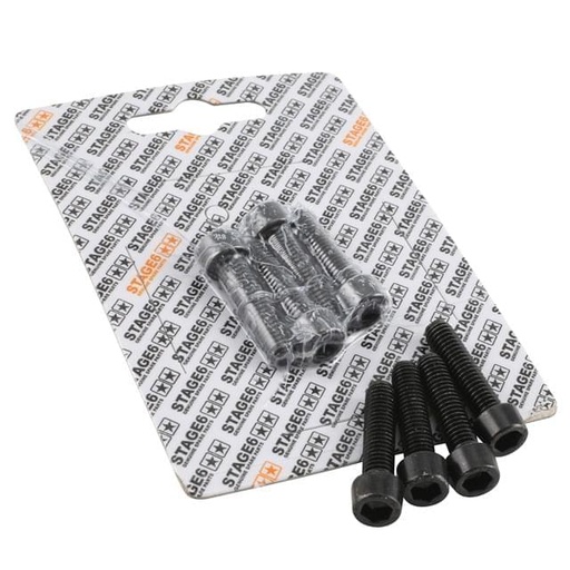 [S6-75140ET33] Tornillos (set) Stage6 R/T 70, para acople del cilindro, 4 unidades, Piaggio LC