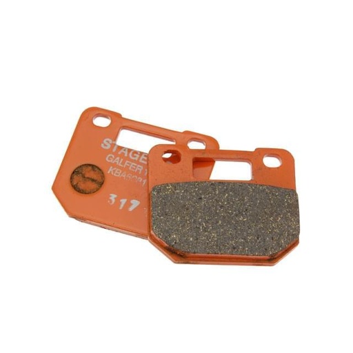 [S6-ET1402BB] Pastillas de Freno para Pinza de 4 pistones Stage6, semi-metal
