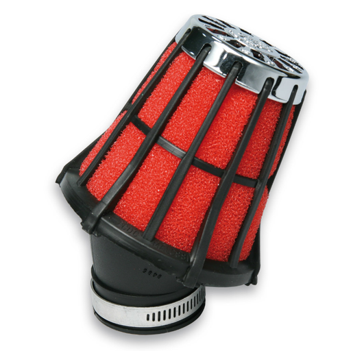 [043296.50] Filtro de aire E5 38mm negro-rojo Malossi