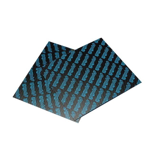 [213.0603] Lámina de Carbono (Folio), Polini, 110x110mm, de 0.45, rojo