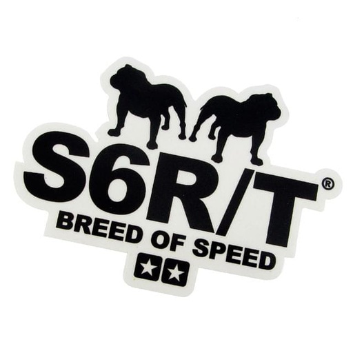 [S6-0530/S] Pegatina Stage6 R/T "Breed of Speed" - negro