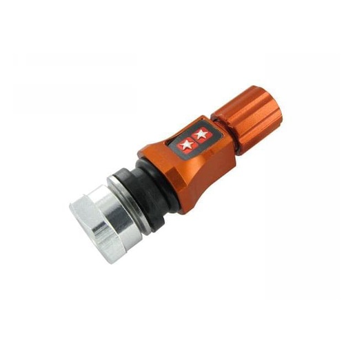 [S6-151200/OR] Válvula Stage6 CNC, recto, naranja