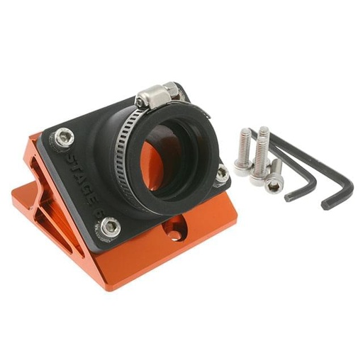 [S6-3316617/OR] Sistema de admisión central Minarelli horizontal d=34,5mm Stage6 R/T - naranja