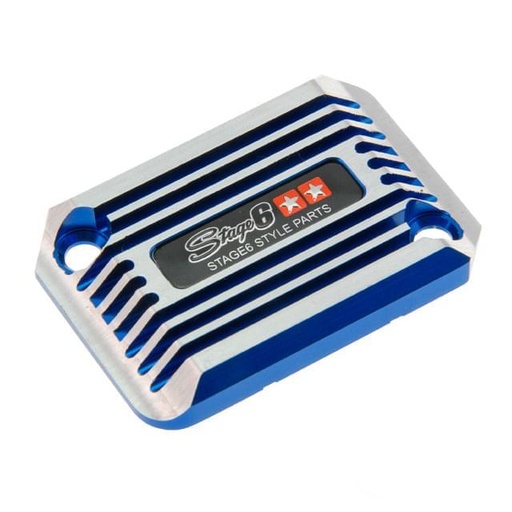 [S6-SSP101-2BZ/BL] Tapa bomba de freno SSP CNC MBK Nitro / Yamaha Aerox / Benelli - Azul