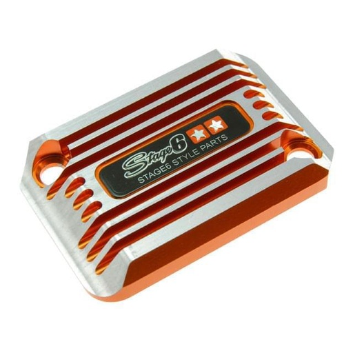 [S6-SSP101-2BZ/OR] Tapa bomba de freno SSP CNC MBK Nitro / Yamaha Aerox / Benelli - Naranja