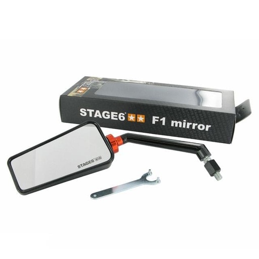 [S6-SSP630-2L/BK] Retrovisor Stage6 SSP F1-Look, lado izquierdo, negro