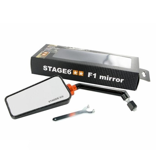 [S6-SSP630-2L/CA] Retrovisor Stage6 SSP F1-Look, lado izquierdo, carbono brillante