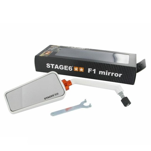 [S6-SSP630-2L/WH] Retrovisor Stage6 SSP F1-Look, lado izquierdo, blanco