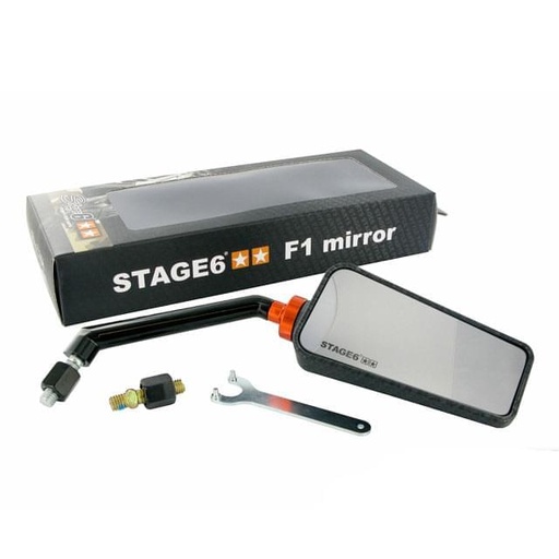 [S6-SSP630-2R/CM] Retrovisor Stage6 SSP F1-Look, lado derecho, carbono mate