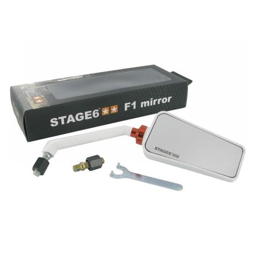 [S6-SSP630-2R/WH] Retrovisor Stage6 SSP F1-Look, lado derecho, blanco