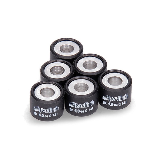 [242.051] Rodillos Polini con revestimiento, 16x13- 4gr
