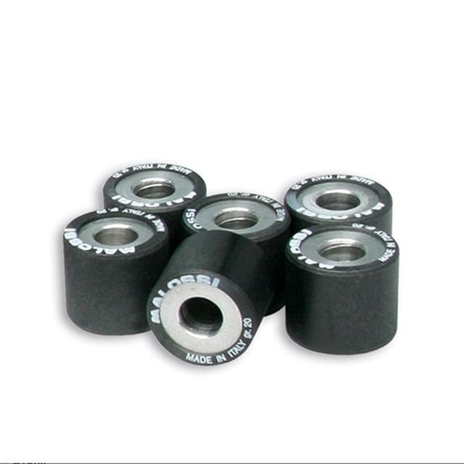 [6613968.A0] Rodillos (6 un.) Malossi HTRoll 25x22,2 - 20gr (Kymco Xciting 500)