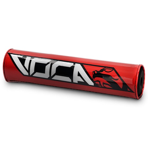 [VCR-SD800/RE] Protector de manillar VOCA "Cross", ancho 250mm, ideal motos de marchas, rojo