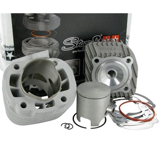 [S6-7416607] Cilindro (Kit) Stage6 RACING 70cc MKII., Minarelli horizontal AC, bulón 10