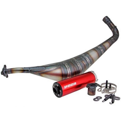 [VCR-RD17147/RE] Escape Derbi Variant Racing V-Protos VOCA silenciador rojo