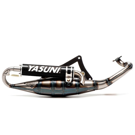 [TUB225C] Escape Morini silenciador carbono negro Yasuni Scooter R