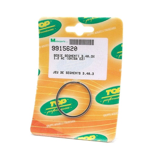 [9915620] Segmentos Top Performances Ø40.3mm, hierro, Minarelli AM6