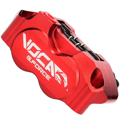 [VCR-RD18/RE] Pinza de freno VOCA Racing G-Force (4 pistones)-ROJO