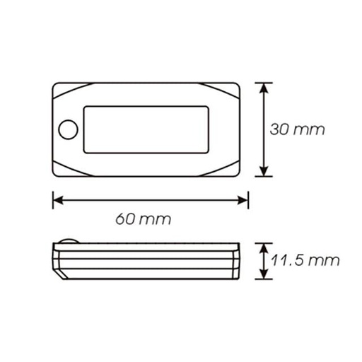 [BA003180] Termómetro Doble temp. Mini Style 3 KOSO