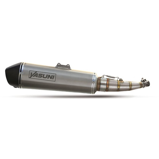 [TUB354] Escape Yamaha N-MAX 125 homologado CE Titanium Yasuni 4T
