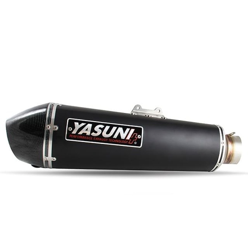 [TUB354BC] Escape Yamaha N-MAX 125 homologado CE Negro-Carbono Yasuni 4T