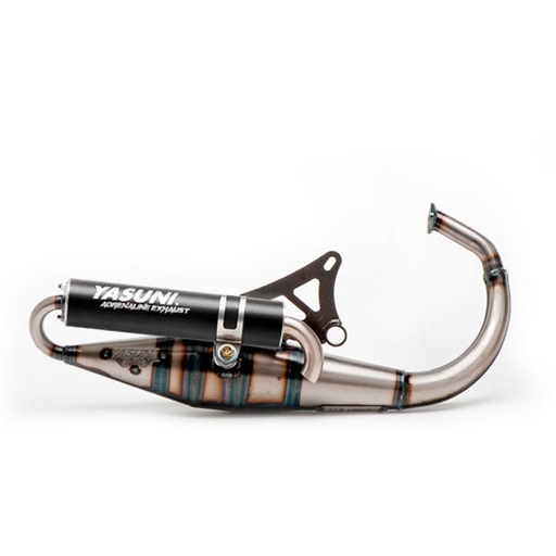 [TUB306B] Escape Minarelli vertical silenciador negro anodizado homologado CE Yasuni Scooter Z 	