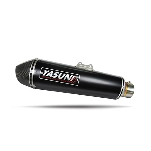 [TUB351BC] Escape Yamaha 125 X-Max homologado CE V2 Negro-Carbono Yasuni 4T