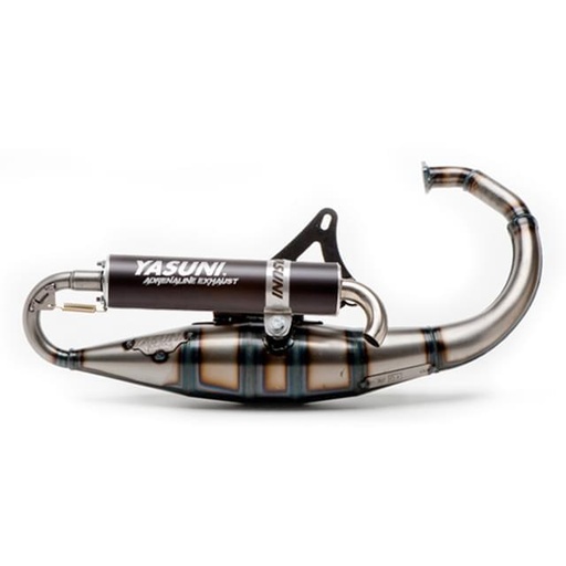 [TUB307B] Escape Minarelli vertical silenciador negro homologado CE Yasuni Scooter R