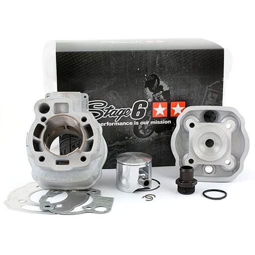 [S6-7018810] Cilindro Kit Big Racing Minarelli AM6 77cc d.45 Stage6