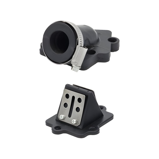 [CL03] Sistema de admisión Minarelli horizontal d=24mm MVT SRace Viton carbono 50cc