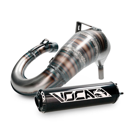 [VCR-RD36183/BKBK] Escape Yamaha DT50 MBK X-Limit VOCA Cross Rookie 50/70cc (CE) silenciador negro 