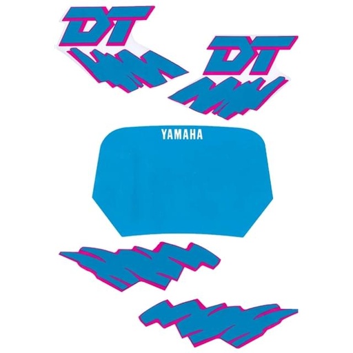 [YAM007] Kit pegatinas Yamaha DT 50 Antigua Azul