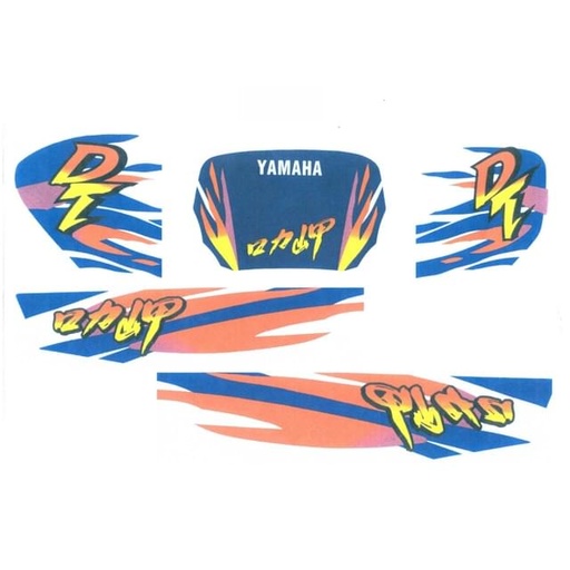 [YAM012] Kit pegatinas Yamaha DT 50 LC 98- Azul