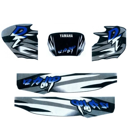 [YAM013] Kit pegatinas Yamaha DT 50 LC 98- Negro