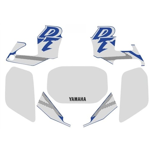 [YAM028] Kit pegatinas Yamaha DT 125 R Poliéster Azul