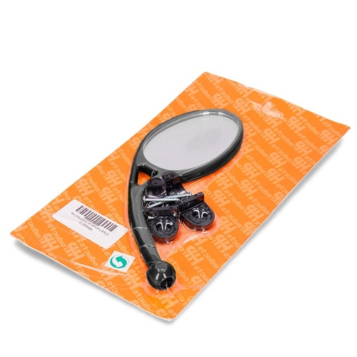 [10008103001] Retrovisor universal offroad Derecho con abrazadera para manillar HP Negro
