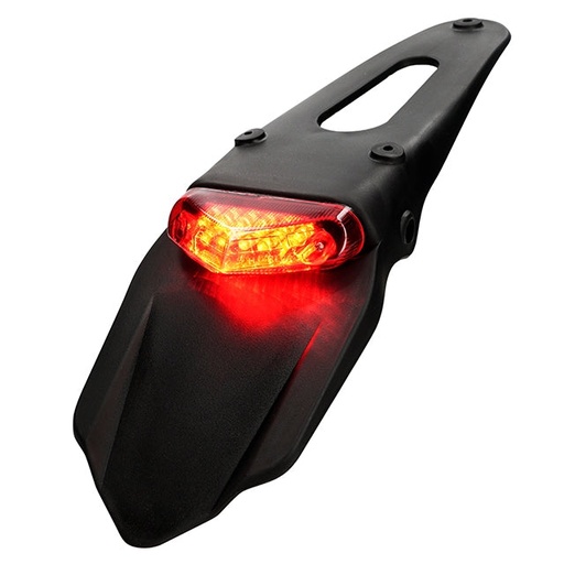 [AP50LT65.001.RE] Portamatrículas Led-Enduro rojo AllPro