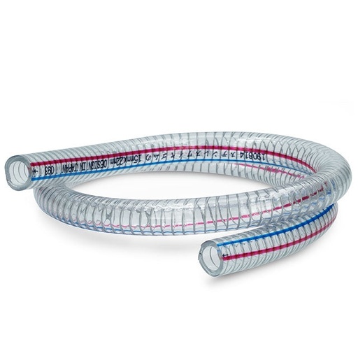 [AP70CH20.0015] Tubo refrigerante transparente reforzado d=15x22mm 1m (Minarelli scooter, Aerox, Jog, etc.) AllPro