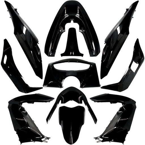 [AP55BP10.590.BK] Kit de carenados Honda PCX <2013 11 piezas negro AllPro