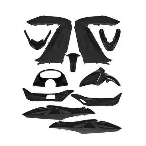 [AP55BP10.590.BK] Kit de carenados Honda PCX <2013 11 piezas negro AllPro