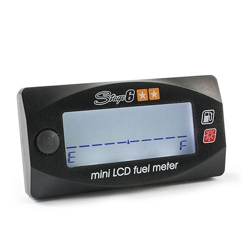 [S6-4036/BK] Marcador de Gasolina Stage6 Mini LCD digital negro