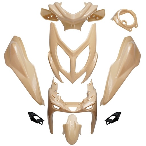 [AP55BP10.951] Kit de carenados Yamaha Aerox / MBK Nitro >2013 9 piezas sin pintar AllPro